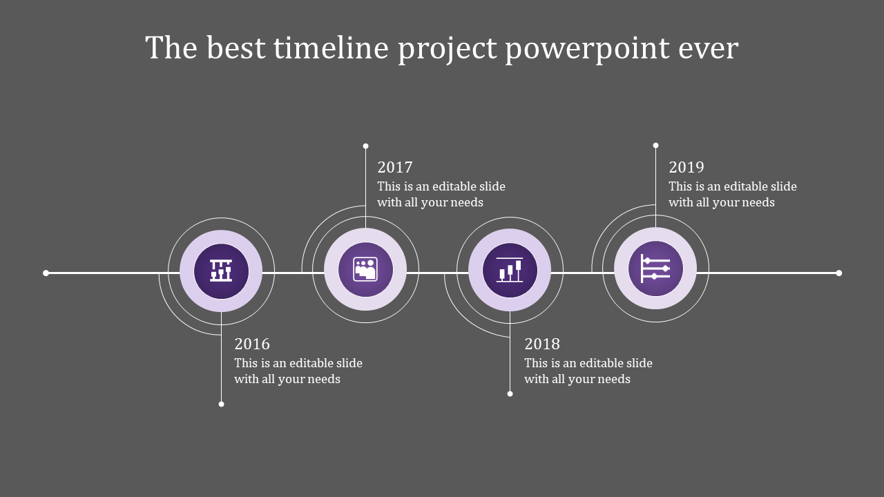 timeline project powerpoint-4-purple